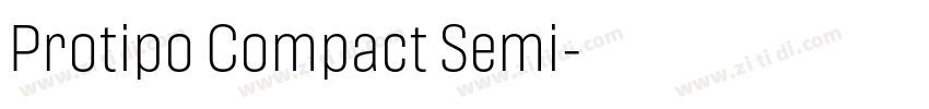 Protipo Compact Semi字体转换 Protipo Compact Semi字体转换